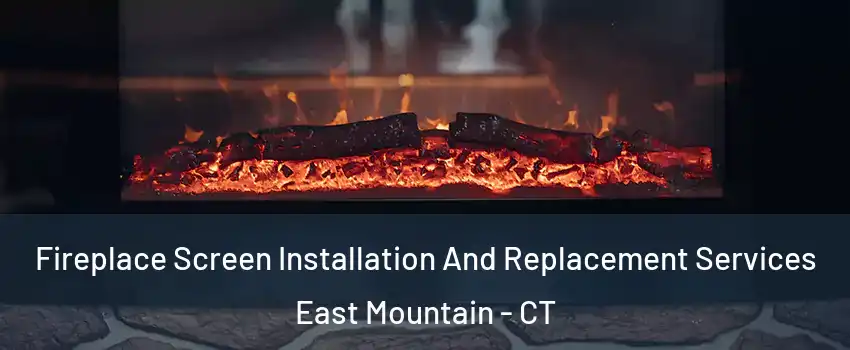 Fireplace Screen Installation And Replacement Services East Mountain - CT