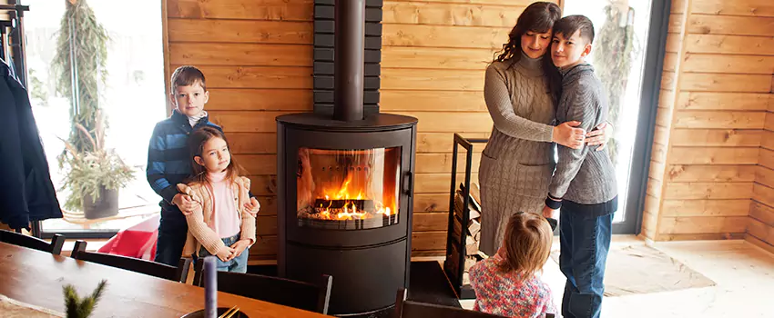 Morso Cast Iron Fireplace Insert Installation in East Mountain, Connecticut