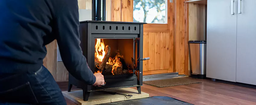 Open Hearth Wood Fireplace Installation in East Mountain, CT